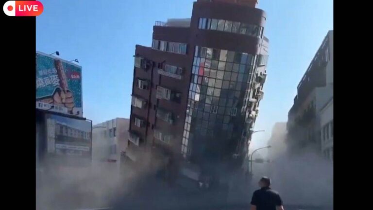 Earthquake At this time: ताइवान में 7.7 तीव्रता का भूकंप, कई इमारतें धराशायी, जापान-फिलीपींस में भी सुनामी का अलर्ट