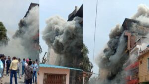Ambikapur Information: छत्तीसगढ़ के अंबिकापुर में स्पोर्टस सेंटर व होटल राधे कृष्ण में लगी भीषण आग, कुछ लोगों के फंसे होने की आशंका