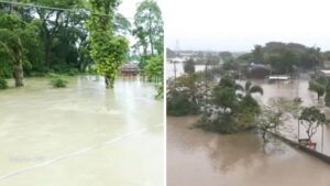 Monsoon Replace: भारी बारिश के कारण बाढ़ जैसे हालात, गुजरात में सड़कें जलमग्न, असम में अब तक 62 लोगों की मौत