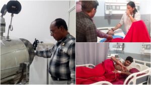 250°F पर ओटी के औजारों को साफ करने वाली मशीन का खुल गया ढक्कन, दो कर्मचारी झुलसे