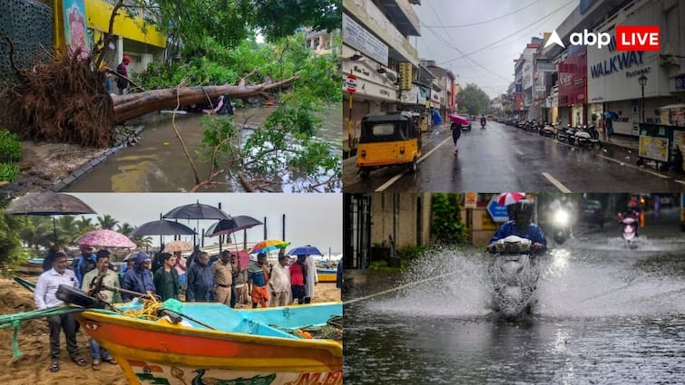चक्रवात फेंगल पुडुचेरी के पास पहुंचा, तमिलनाडु में भारी बारिश, स्कूल कॉलेज बंद