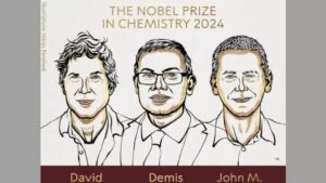 Nobel Prize in Chemisty: डेविड बेकर, डेमिम हसबिस और जॉन जम्पर को मिला केमिस्ट्री का नोबल पुरस्कार, पढ़ें क्या है तीनों की उपलब्धि Nobel Prize in Chemisty: डेविड बेकर, डेमिम हसबिस और जॉन जम्पर को मिला केमिस्ट्री का नोबल पुरस्कार, पढ़ें क्या है तीनों की उपलब्धि