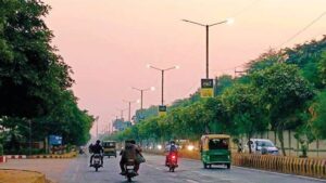 अंचल में सूरज ढलते ही तापमान में होने लगी गिरावट