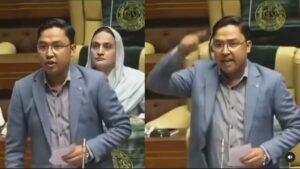 पाकिस्तान के मुस्लिम विधायक हाफ़िज़ सैयद इजाज़ुल हक ने सिंध प्रांत की विधानसभा में पाकिस्तान में बिहारी मुसलमानों के लिए आवाज़ उठाई | दूसरे विधानसभा क्षेत्र में ग्रेगरा बिहारी, शेर सुनाते हुए कहा