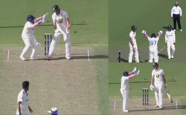 भारत बनाम प्रधान मंत्री XI सरफराज खान हास्यपूर्ण एलबीडब्ल्यू अपील वीडियो मनुका ओवल कैनबरा