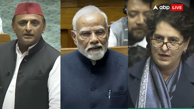 लोकसभा में पीएम मोदी के भाषण पर अखिलेश यादव, प्रियंका गांधी, टीएमसी नेताओं की प्रतिक्रिया, कहा- जुमलों का संकल्प | अविश्वास ने बताया जुमलों का संकल्प, प्रियंक बोलें