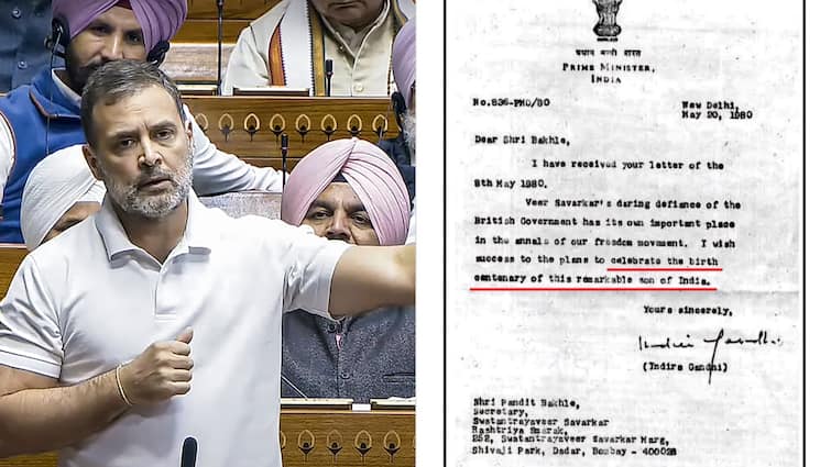 राहुल गांधी ने 1980 के इंदिरा गांधी स्तुति पत्र के साथ वीर सावरकर पर बीजेपी काउंटर्स पर टिप्पणी की