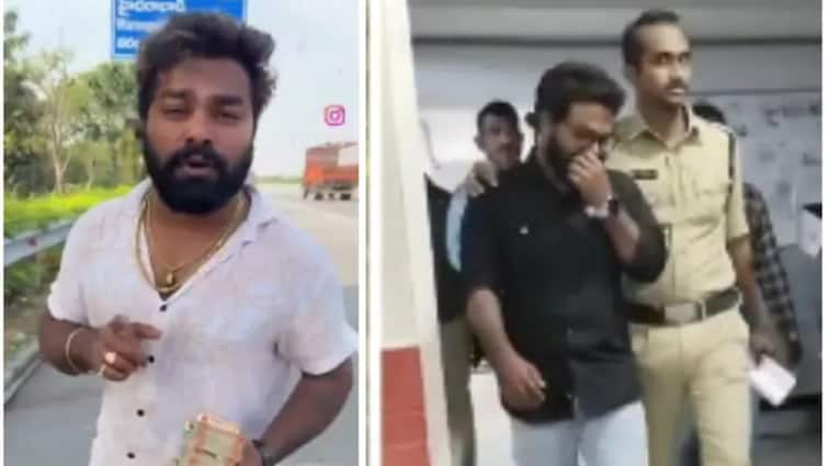 सड़क पर पैसे उड़ाने वाला था सोशल मीडिया इन्फ्लुएंसर, वीडियो वायरल पर पुलिस ने किया गिरफ्तार