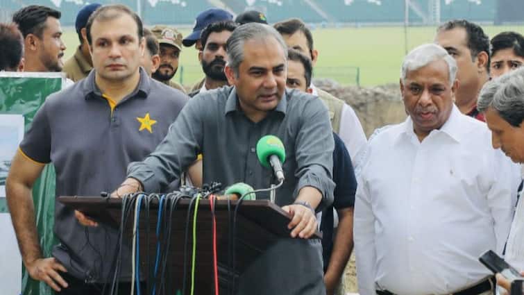 चैंपियंस ट्रॉफी 2025 मोहसिन नकवी ने हाइब्रिड मॉडल भारत बनाम पाकिस्तान के बारे में कहा