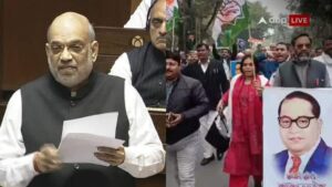 अंबेडकर पर टिप्पणी पर राजनीति, विपक्ष ने तेज किया हमला, बीजेपी ने किया जवाबी हमला