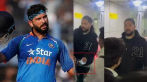 नई दिल्ली एयरपोर्ट पर फैन युवराज सिंह के पैर छूना चाहता है सिक्सर किंग मिलियन डॉलर रिएक्शन वीडियो वायरल खेल समाचार