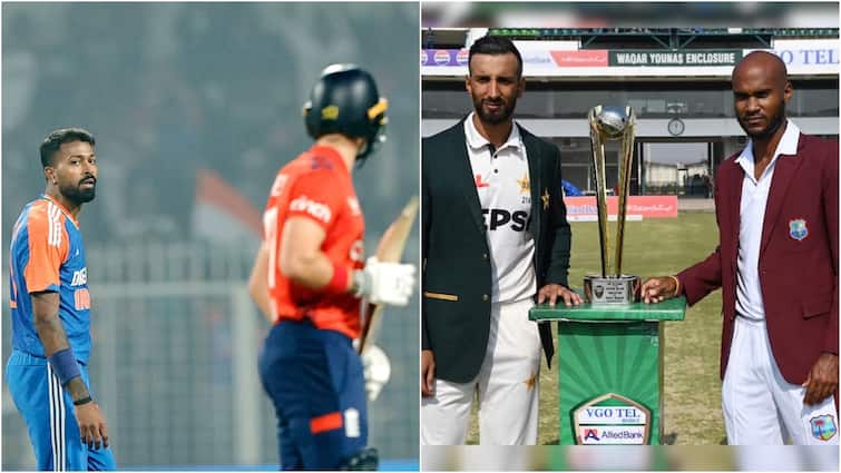 कुल क्रिकेट मैच 25 जनवरी 2025 भारत बनाम इंग्लैंड 2 टी 20 पाकिस्तान बनाम वेस्ट इंडीज ऑस्ट्रेलिया बनाम इंग्लैंड महिलाओं