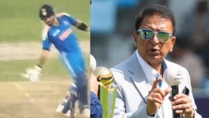 विराट कोहली को Ind बनाम पाक चैंपियंस ट्रॉफी मैच सुनील गावस्कर में मैदान में बाधा डालने के लिए दिया जा सकता था