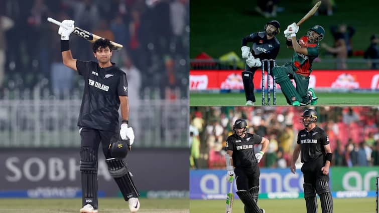एनजेड बनाम बान पूर्ण हाइलाइट्स न्यूजीलैंड और भारत पहुंचता है चैंपियंस ट्रॉफी सेमीफाइनल पाकिस्तान ने राचिन रवींद्र को खारिज कर दिया