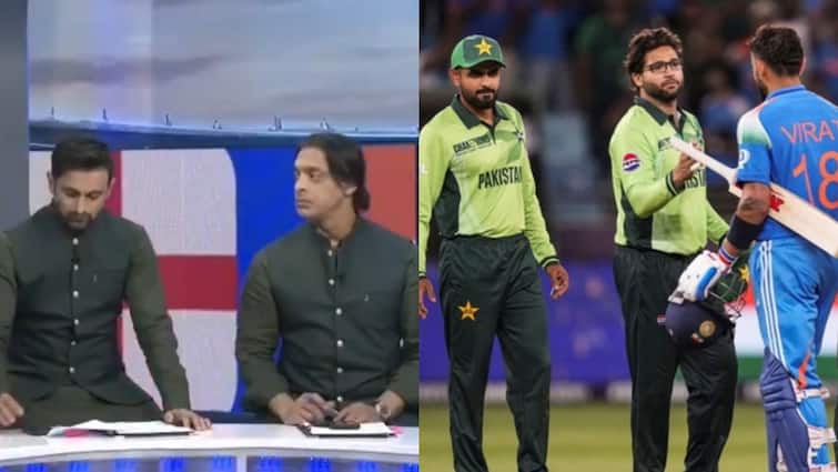 पाकिस्तान के टीवी शो के दौरान शोएब मलिक ने मुश्किल स्थान पर रखा था शोएब अख्तर ने पाकिस्तान से बाहर चैंपियंस ट्रॉफी के बाद चर्चा में मदद की