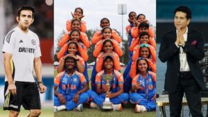 सचिन तेंदुलकर से गौतम गंभीर लीजेंड्स रिएक्शन ऑन इंडियन टीम ने 19 महिला टी 20 विश्व कप 2025 के तहत आईसीसी जीता