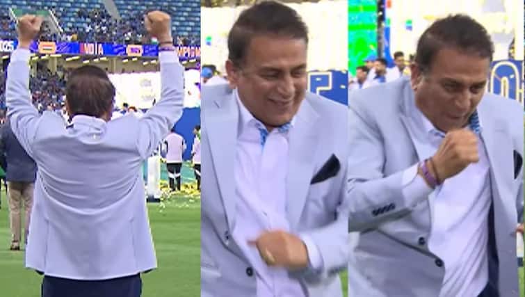 लौट आया सुनील गावस्कर का बचपन, भारत की चैंपियंस ट्रॉफी जीत पर बच्चों की तरह मचाई उछाल-कूद