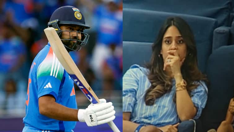 रोहित शर्मा के आउट होने पर एकदम से सन्न हुईं वाइफ रितिका सजदेह, रिएक्शन हुआ वायरल