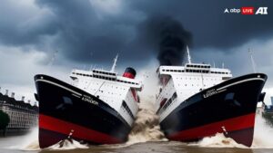 ब्रिटेन में बड़ा हादसा! समंदर में ऑयल टैंकर से भिड़ा कार्गो शिप, लगी भीषण आग, 32 घायल