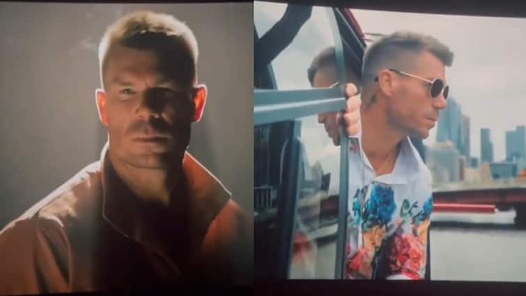 डेविड वॉर्नर का मूवी सीन हुआ वायरल, हेलिकॉप्टर से धमाकेदार एंट्री लेकर दिखाई दबंगई
