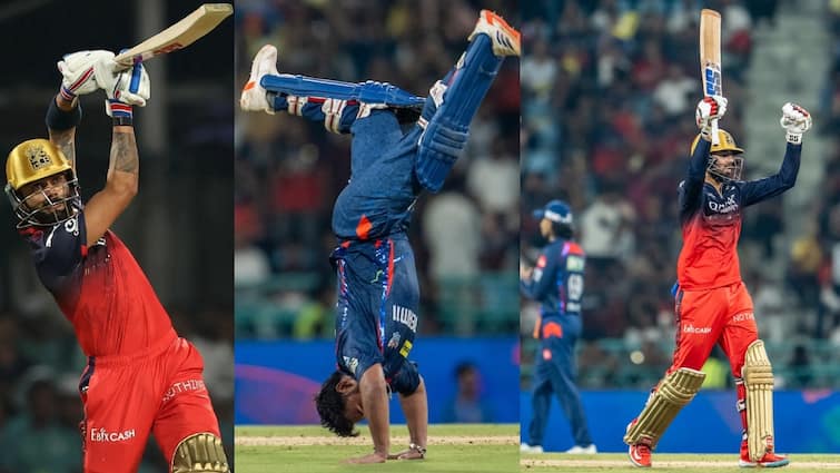 जितेश ने पंत के शतक पर फेरा पानी, बेंगलुरु ने लखनऊ में किया करिश्मा; 8 गेंद पहले चेज किए 228 रन