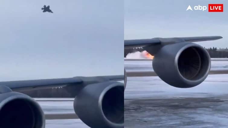 हवा में 50 मिनट फंसा रहा F-35, फाइटर जेट में जमी बर्फ, अचानक जमीन पर गिरा और बना आग का गोला