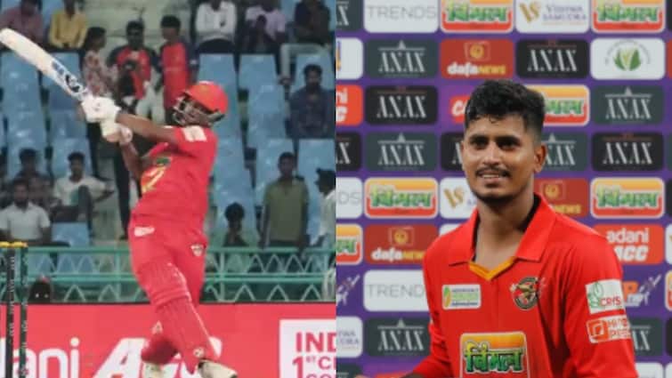 19 गेंदों में 10 छक्के, यूपी टी20 लीग में इस खिलाड़ी का तूफानी शतक