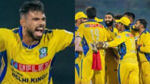 W,W,W आर्यवीर सहवाग की विस्फोटक पारी के बाद एक और खिलाड़ी ने ली हैट्रिक,आधी टीम को भेजा पवेलियन