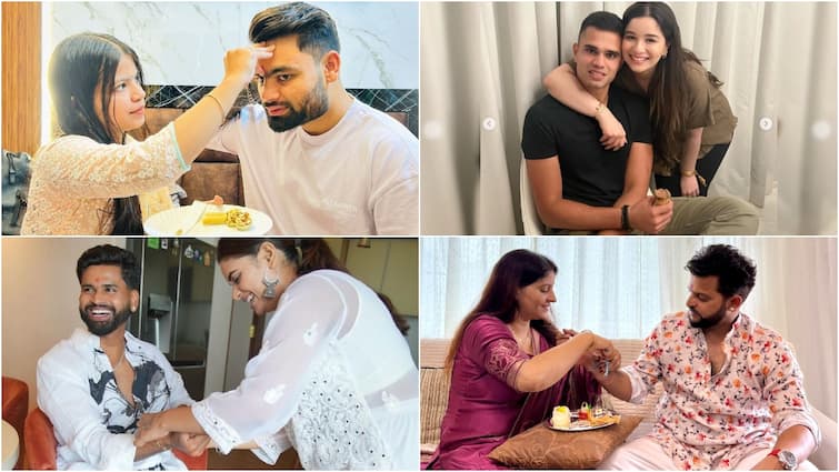 रैना-रिंकू से सूर्यकुमार-पंत तक, भारतीय क्रिकेटरों ने ऐसे मनाया Raksha Bandhan 2025; Phots