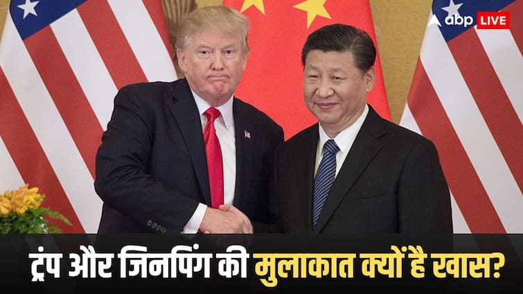 6 साल बाद जिनपिंग से मिले ट्रंप, कर दिया बड़ा ऐलान, हल हो गया अमेरिका-चीन के टैरिफ का मसला? 6 साल बाद जिनपिंग से मिले ट्रंप, कर दिया बड़ा ऐलान, हल हो गया अमेरिका-चीन के टैरिफ का मसला?
