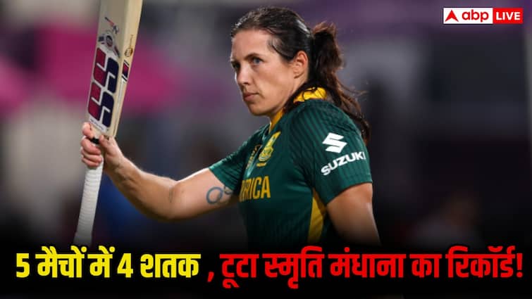 महिला वर्ल्डकप में इस खिलाड़ी का तूफान! 5 मैचों में जड़े 4 शतक, स्मृति मंधाना का रिकॉर्ड तोड़ा
