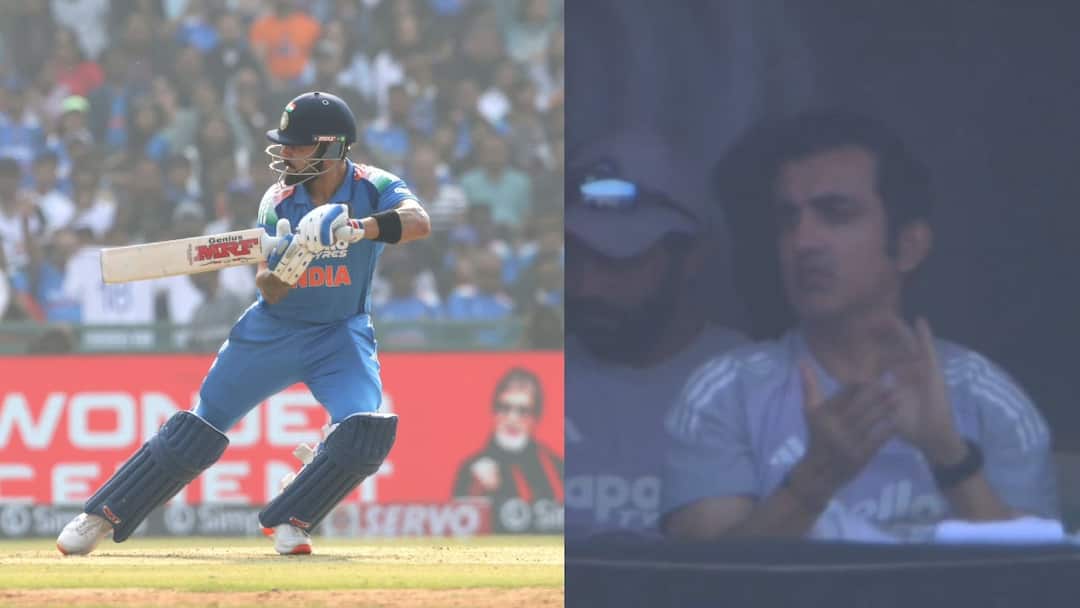 लगातार तीसरे मैच में गरजा विराट का बल्ला, तो गौतम गंभीर का आया ये रिएक्शन; फोटो वायरल