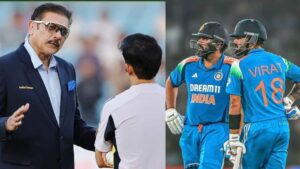 ROKO से पंगे मत लेना वरना, रवि शास्त्री ने रोहित-विराट के ODI फ्यूचर पर जो कहा, आपको जरूर जानना ROKO से पंगे मत लेना वरना, रवि शास्त्री ने रोहित-विराट के ODI फ्यूचर पर जो कहा, आपको जरूर जानना