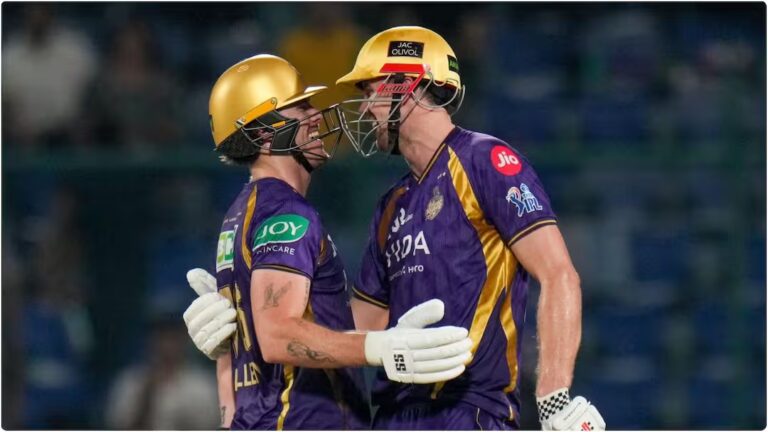 प्लेऑफ की तरफ तेजी से बढ़ रही KKR, दिल्ली पर जीत के बाद क्या है ताजा समीकरण? जानें पूरा गणित प्लेऑफ की तरफ तेजी से बढ़ रही KKR, दिल्ली पर जीत के बाद क्या है ताजा समीकरण? जानें पूरा गणित