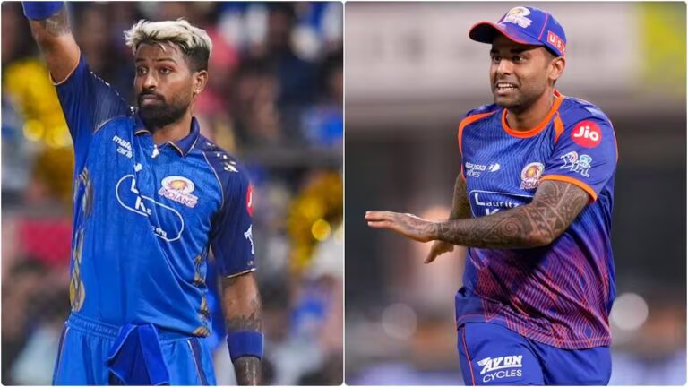 हार्दिक के बाद सूर्यकुमार मुंबई इंडियंस से बाहर? जानें अब RCB से मैच में कौन होगा MI का कप्तान हार्दिक के बाद सूर्यकुमार मुंबई इंडियंस से बाहर? जानें अब RCB से मैच में कौन होगा MI का कप्तान