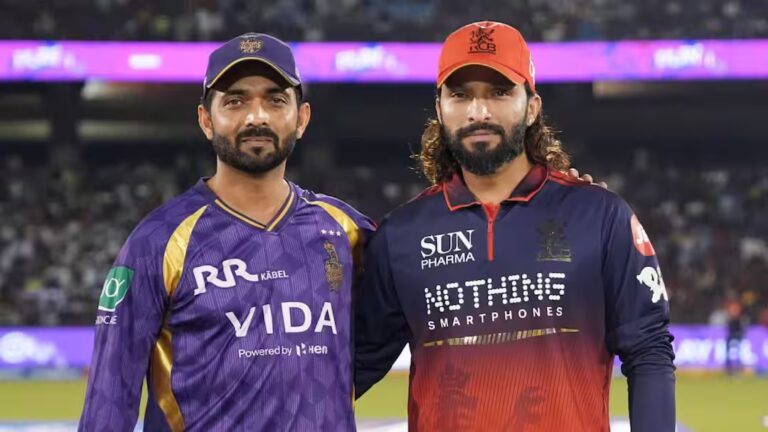 RCB के 16 अंकों पर पहुंचने से बदल गया प्लेऑफ का समीकरण, जानें सभी टीमों के पास कितना चांस RCB के 16 अंकों पर पहुंचने से बदल गया प्लेऑफ का समीकरण, जानें सभी टीमों के पास कितना चांस
