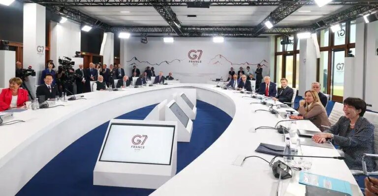 G7 Summit में पीएम मोदी का IMPACT पर जोर: सिर्फ GDP नहीं, यह पूछना होगा कि विकास किसके लिए? G7 Summit में पीएम मोदी का IMPACT पर जोर: सिर्फ GDP नहीं, यह पूछना होगा कि विकास किसके लिए?