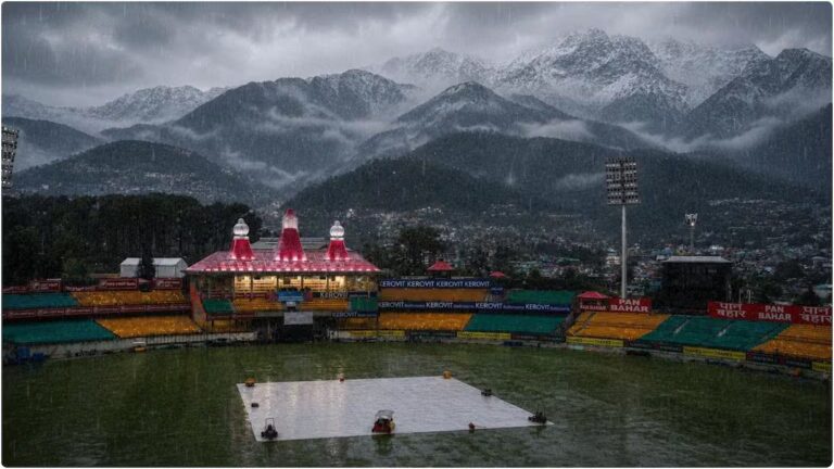 धर्मशाला में काले बादल, डराने वाली आई तस्वीर सामने; बारिश से रद्द होगा IND vs AFG पहला वनडे? धर्मशाला में काले बादल, डराने वाली आई तस्वीर सामने; बारिश से रद्द होगा IND vs AFG पहला वनडे?