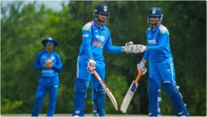 भारत ने अफगानिस्तान को दी शिकस्त, 101 रन से जीता मैच; खामोश रहा वैभव सूर्यवंशी का बल्ला भारत ने अफगानिस्तान को दी शिकस्त, 101 रन से जीता मैच; खामोश रहा वैभव सूर्यवंशी का बल्ला