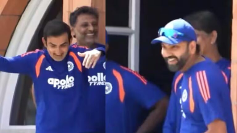 रोहित और गंभीर ने खूब लगाए ठहाके, खराब रिलेशन की अटकलों के बीच वीडियो वायरल
