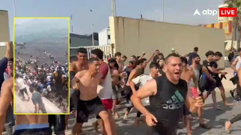 स्पेन के स्यूटा शहर में घुसे अवैध प्रवासी, यूरोप में अलर्ट!