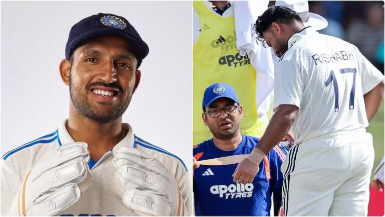 कोलंबो टेस्ट में पंत की इंजरी ने बढ़ाई टेंशन, जुरेल ने संभाली कीपिंग की जिम्मेदारी कोलंबो टेस्ट में पंत की इंजरी ने बढ़ाई टेंशन, जुरेल ने संभाली कीपिंग की जिम्मेदारी
